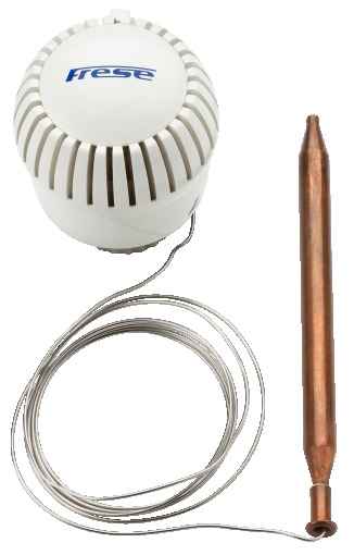 termostat z czujnikiem przepływu